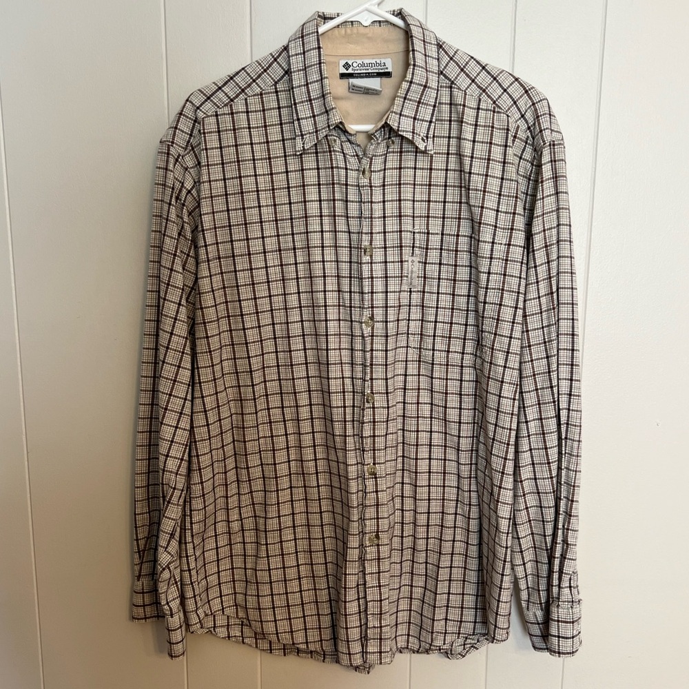 Columbia long‎ sleeve button-down size M